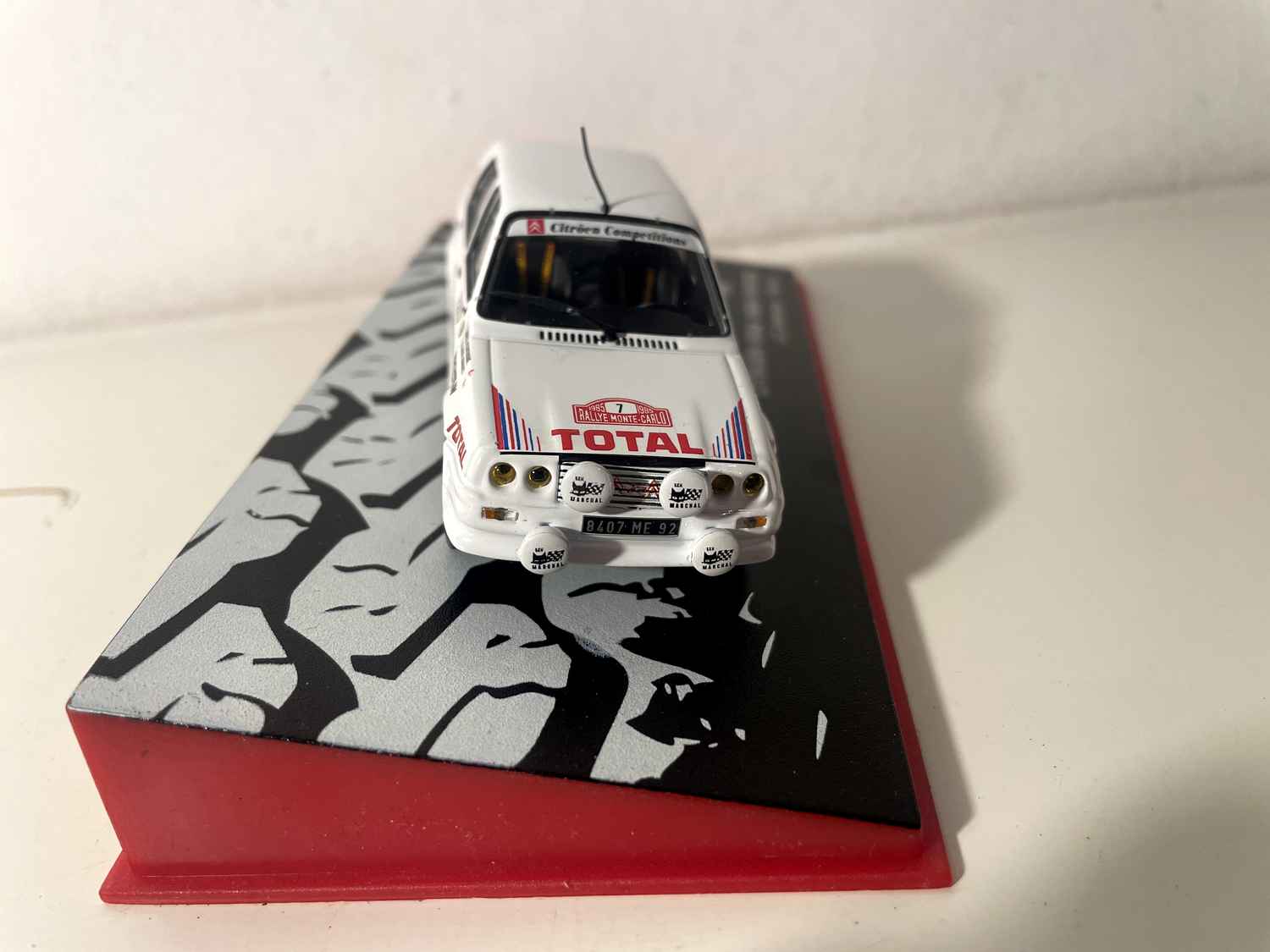 Citroën Visa 1000 pistes witte nummer 7 - rally van Monte-Carlo 1985
