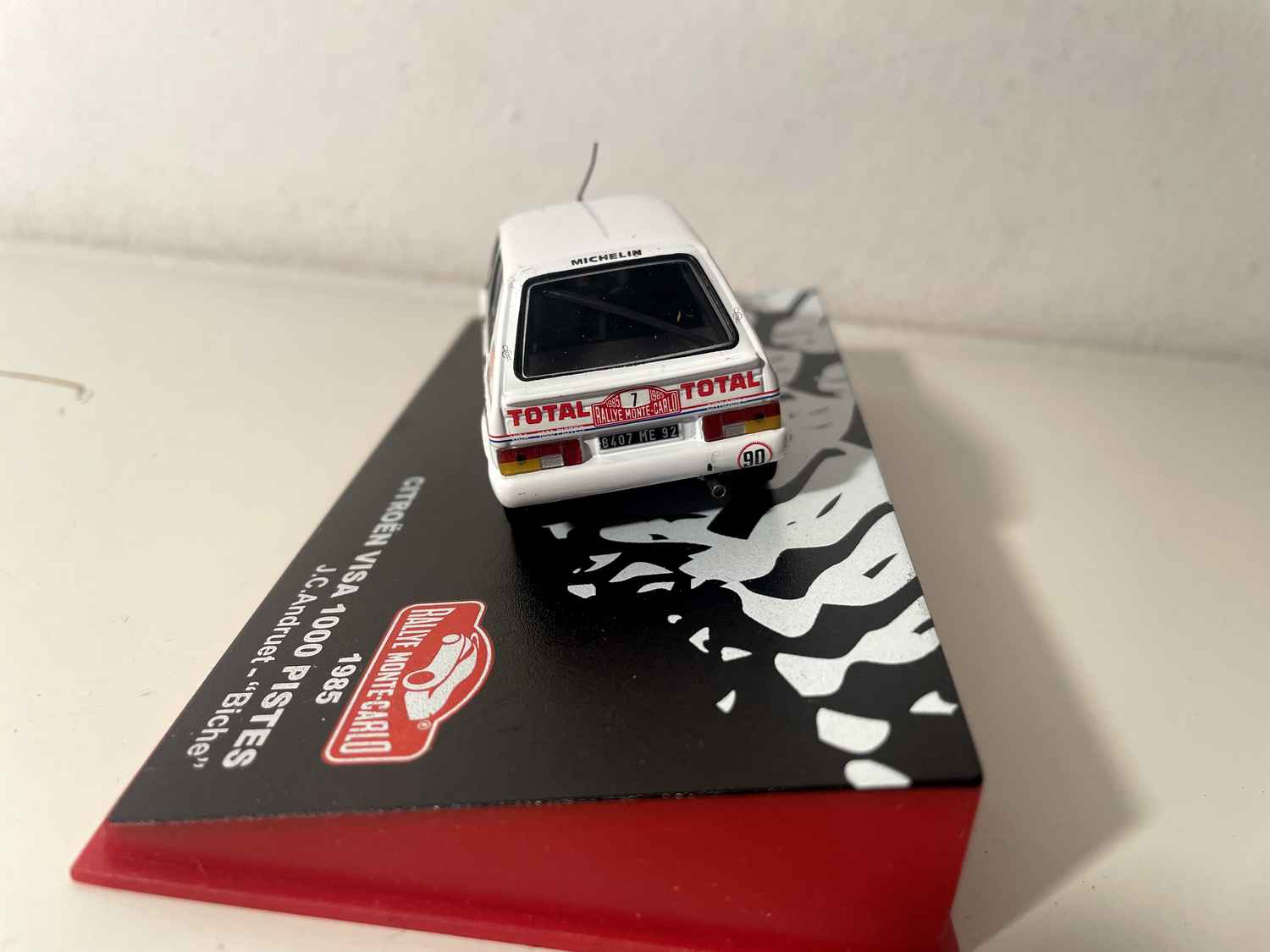 Citroën Visa 1000 pistes witte nummer 7 - rally van Monte-Carlo 1985