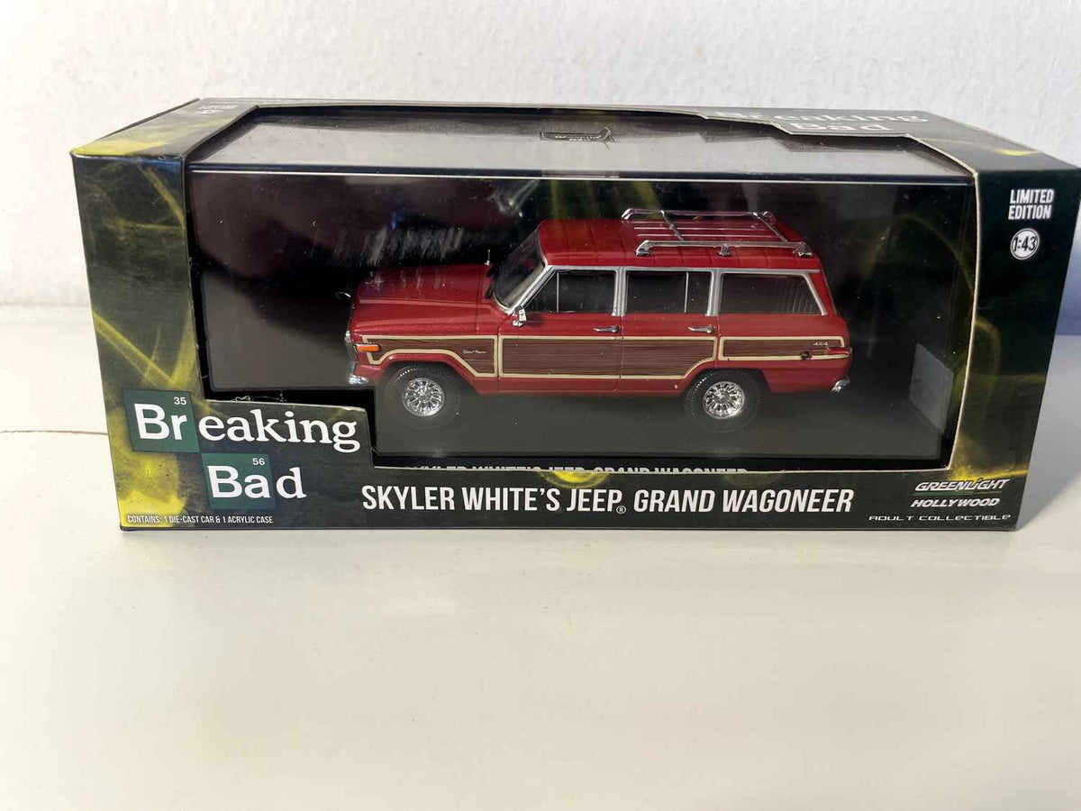 Jeep Grand Wagoneer Skyler White's ciemnoczerwony/bordowy i brązowy - Greenlight Collectibles