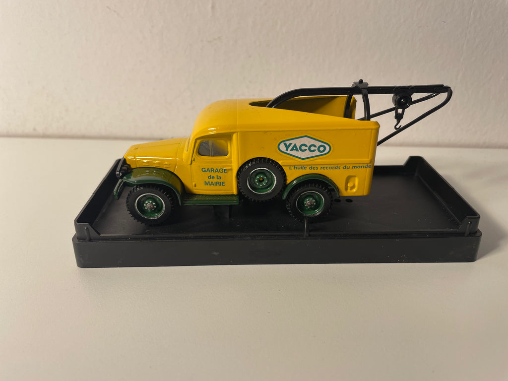 Dodge carro attrezzi giallo e verde del 1960 YACCO - Riferimento Solido 4556 (scatola di cartone blu)