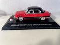 Panhard Dyna Z12 Grand Standing rouge et toit noir de 1957 - NOSTALGIE référence N023