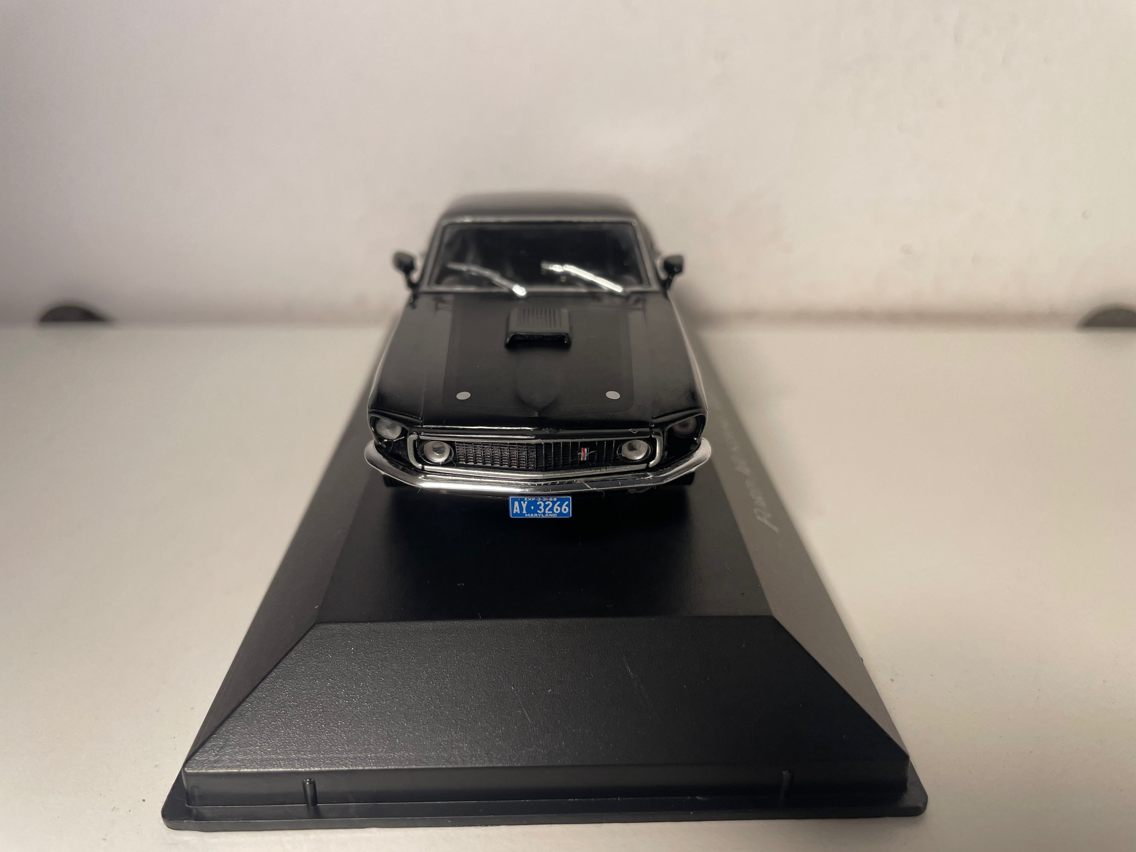 1969 Ford Mustang Mach 1 Zwart (Amerikaans Auto)