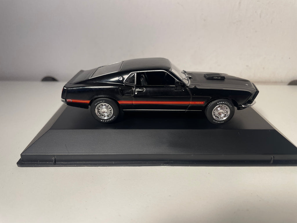 1969 Ford Mustang Mach 1 Zwart (Amerikaans Auto)