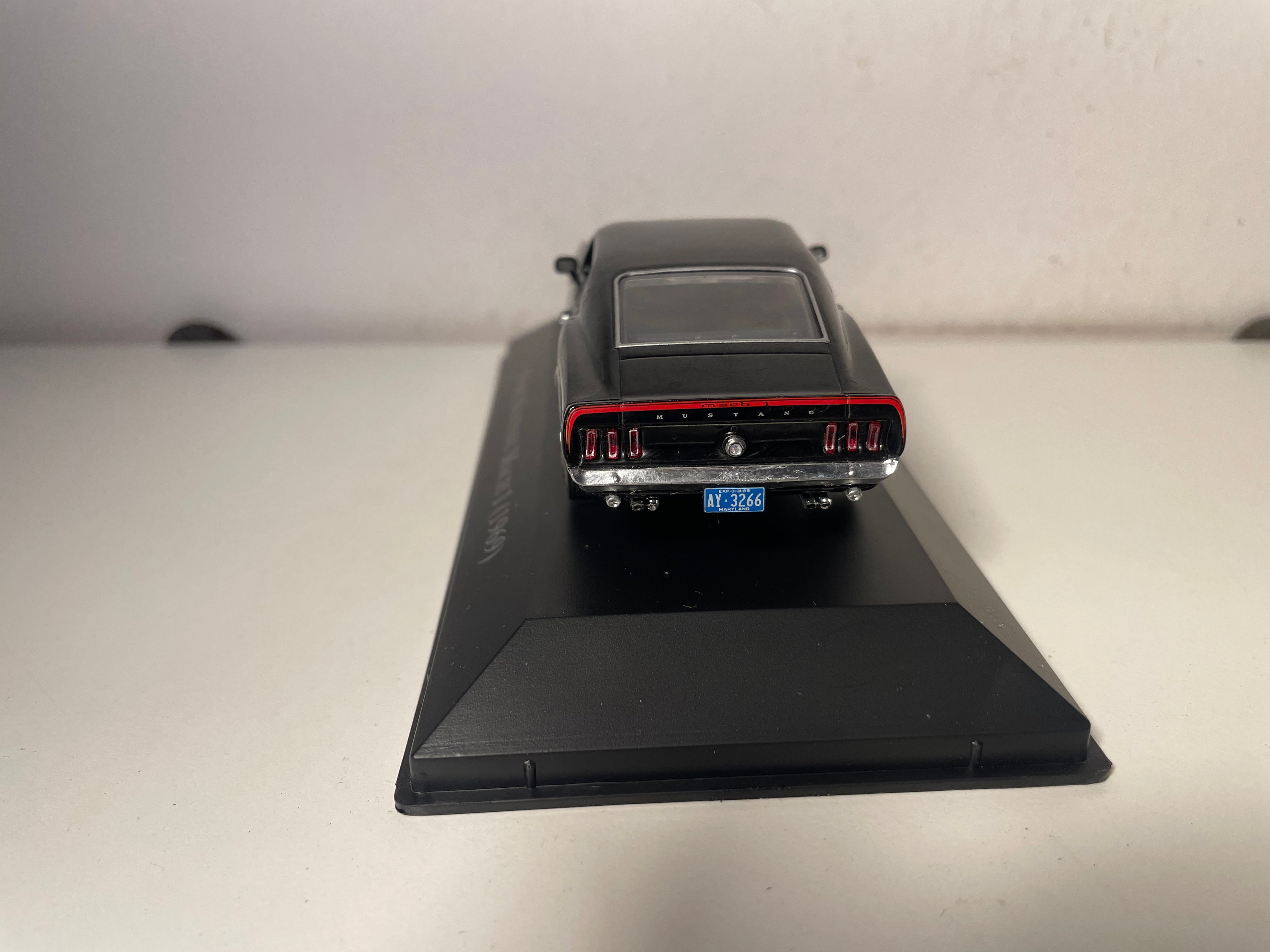 1969 Ford Mustang Mach 1 Zwart (Amerikaans Auto)