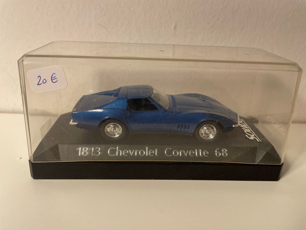 Chevrolet Corvette bleue de 1968 - Solido référence 1813 (voiture américaine)