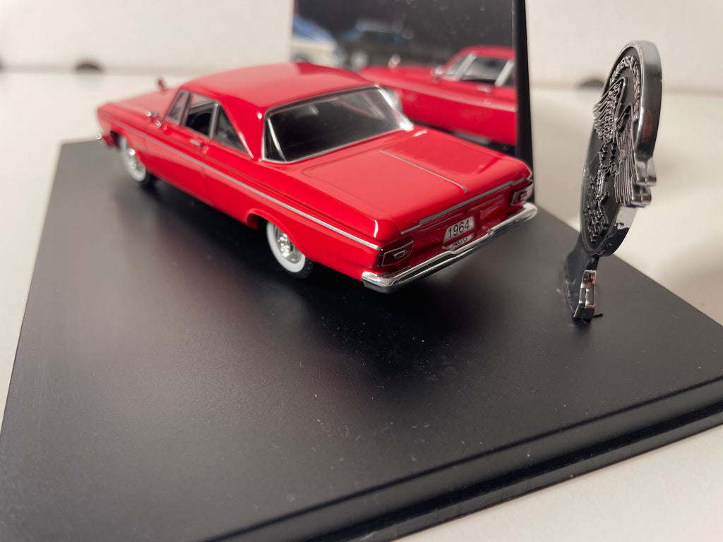 Plymouth Belvedere Vermelho de 1964 - Universal Hobbies (conjunto de caixa retangular (carro americano))