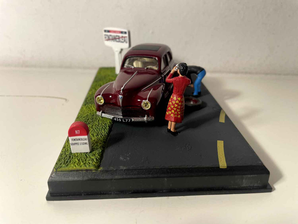 Peugeot 203 bordeaux - La Nationale 7 - the blue road