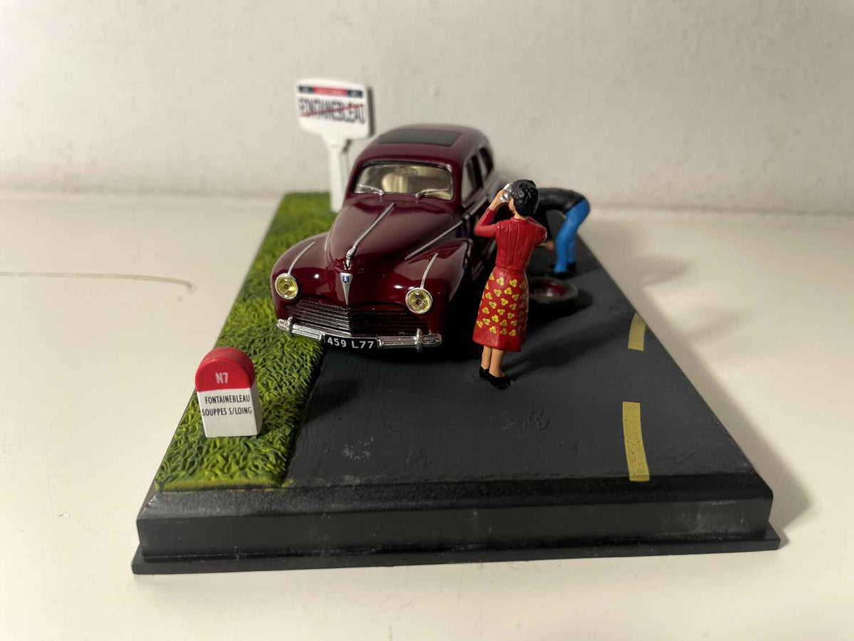 Peugeot 203 bordeaux - La Nationale 7 - la route bleue