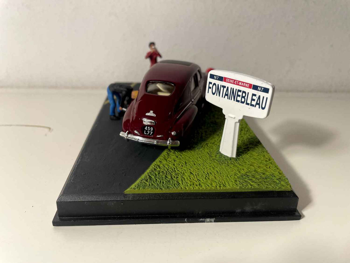 Peugeot 203 bordeaux - La Nationale 7 - la route bleue