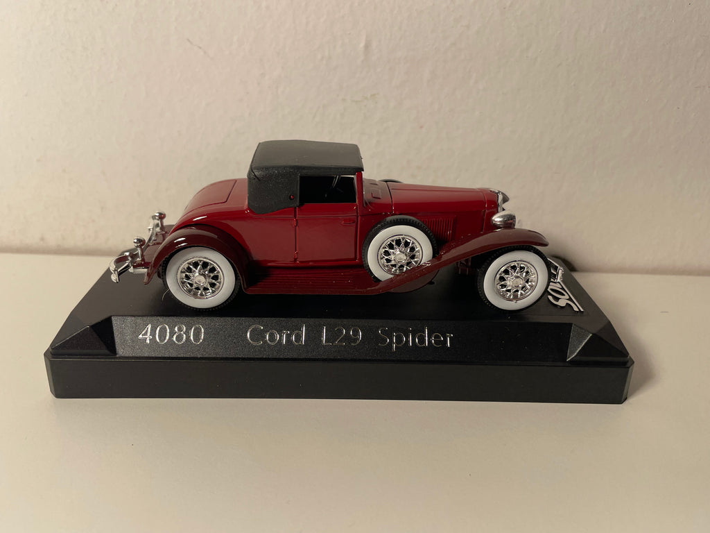 Cord L29 Spider bordeaux et toit noir - Solido référence 4080 (voiture américaine)