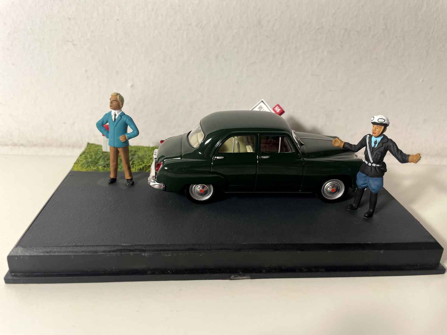 Simca Aronde green – The Nationale 7 – Trasa niebieska