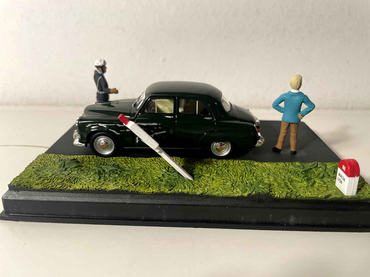Simca Aronde green – The Nationale 7 – Trasa niebieska