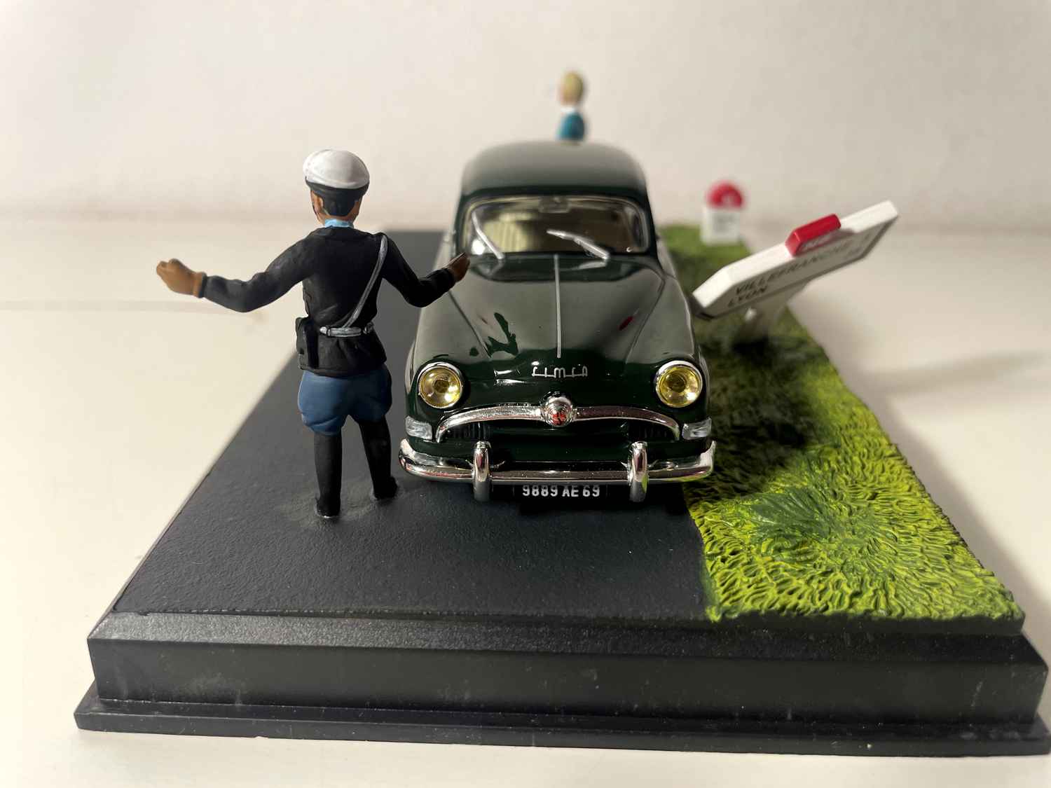 Simca Aronde green – The Nationale 7 – Trasa niebieska