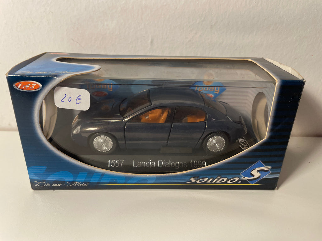 1999 Donkerblauwe Lancia Dialogos - Solido Referentie 1557