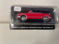 Czerwony kabriolet Panhard PL 17 komisarzy wyścigowych Tour de France z 1961 roku