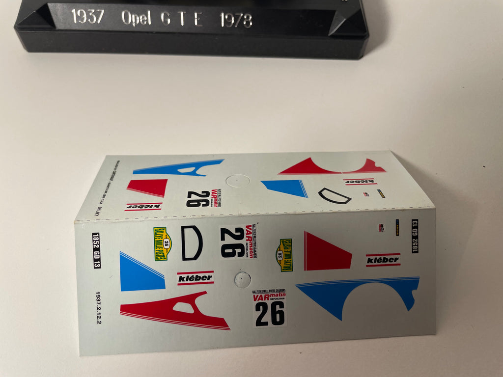 Opel GTE del 1978 con numero 26 (riferimento Solido 1937)