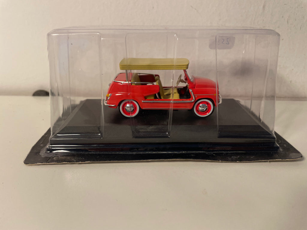 1966 Fiat 600 Jolly Rosé Red - Taxi in Capri (Italy)