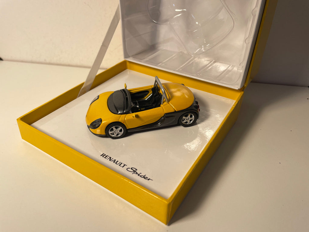 Renault Spider jaune - NOREV - pudełko kwadratowe