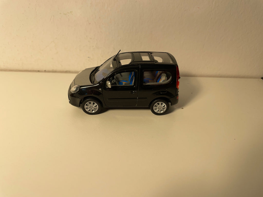 Renault Kangoo BE-BOP noire et capot grise - coffret boite rectangle