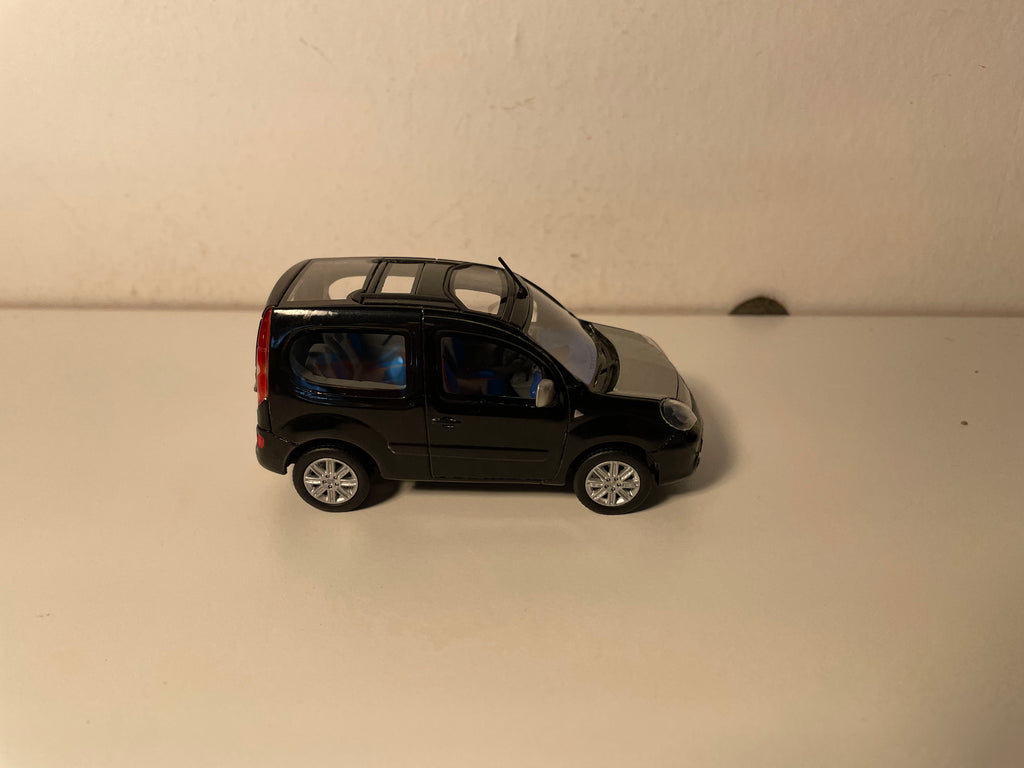 Renault Kangoo BE-BOP noire et capot grise - coffret boite rectangle