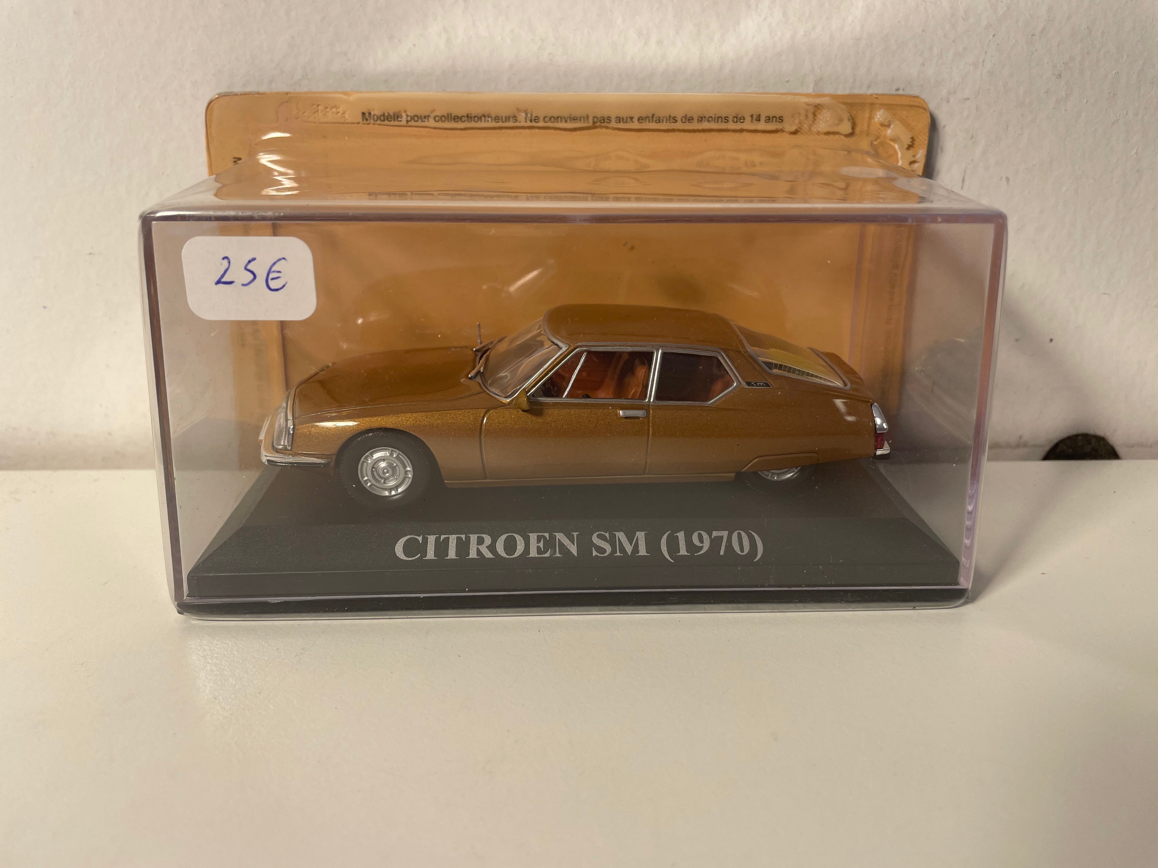 Citroën SM Brown aus dem Jahr 1970 (Plexi -Box)
