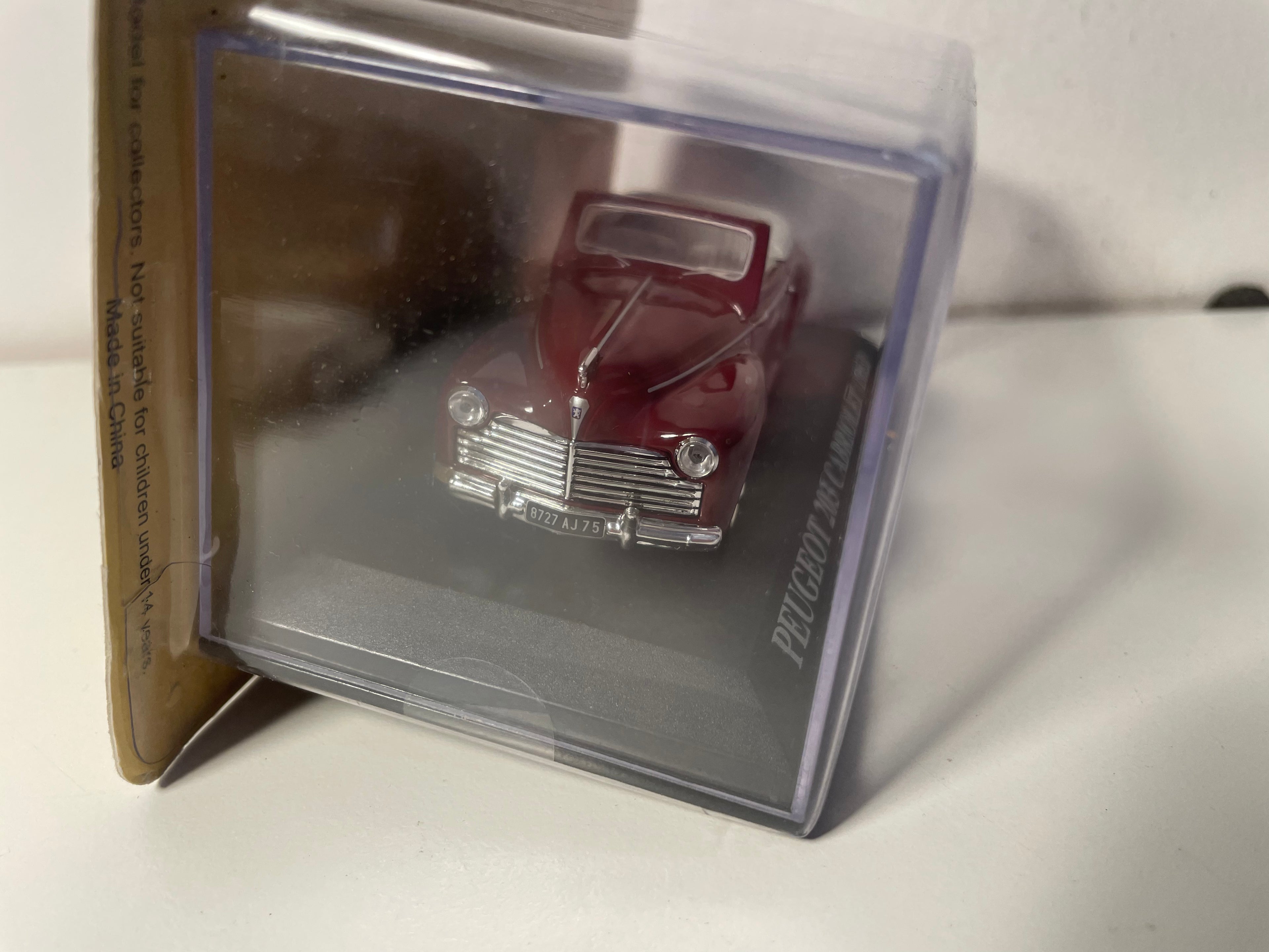 1953 Peugeot 203 convertible in burgundy