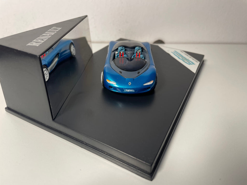 Renault Laguna bleue - salon de Paris 1990 - coffret boite rectangle