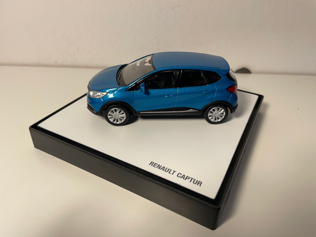 Renault Captur bleue - coffret boite carrée