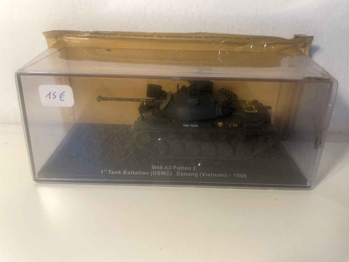 Veicolo militare carro armato M48 A3 Patton 2 1° Battaglione Carri (USMC) Danang (Vietnam) - 1968