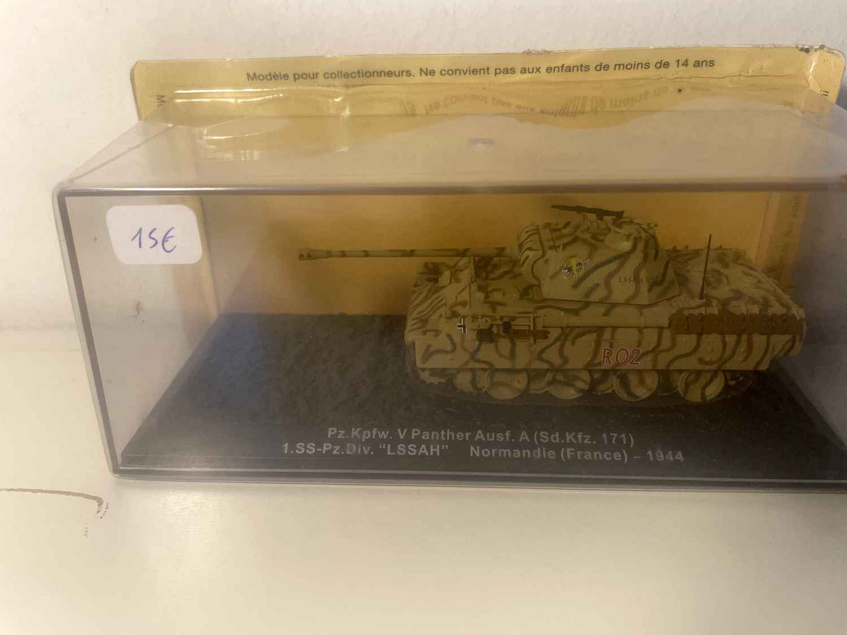 Vehículo militar tanque Pz.Kpfw. V Pantera Ausf. A (Sd.Kfz. 171) 1.SS-Pz.Div "LSSAH" Normandía (Francia) - 1944