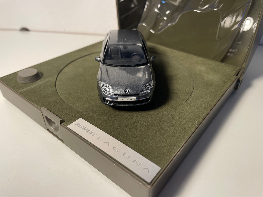 Renault Laguna sedan szary ardoise - zestaw w brązowym pudełku - NOREV