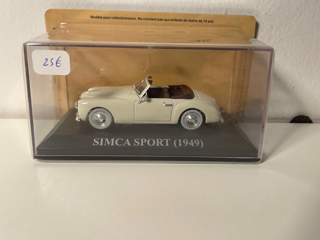 SIMCA sport blanc cassé de 1949