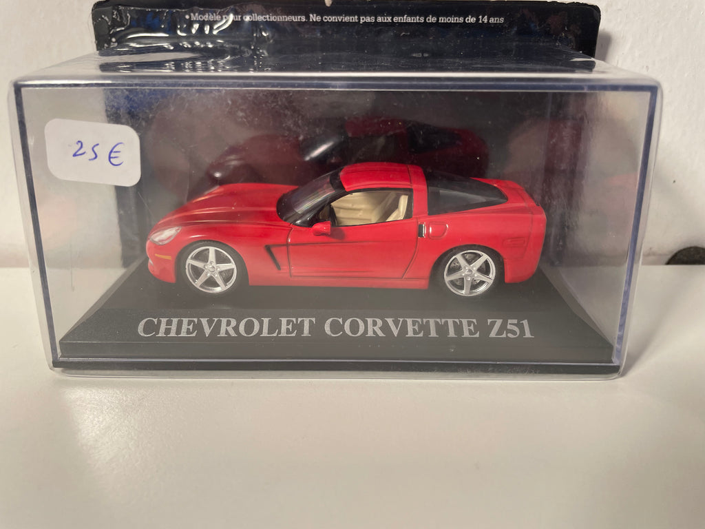 Chevrolet Corvette Z51 rouge (voiture américaine)