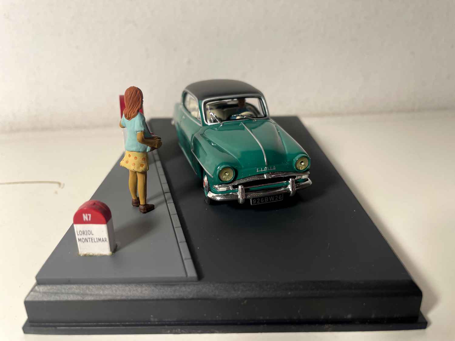 Simca Aronde Grand Large verde - La Nationale 7 - A Estrada Azul