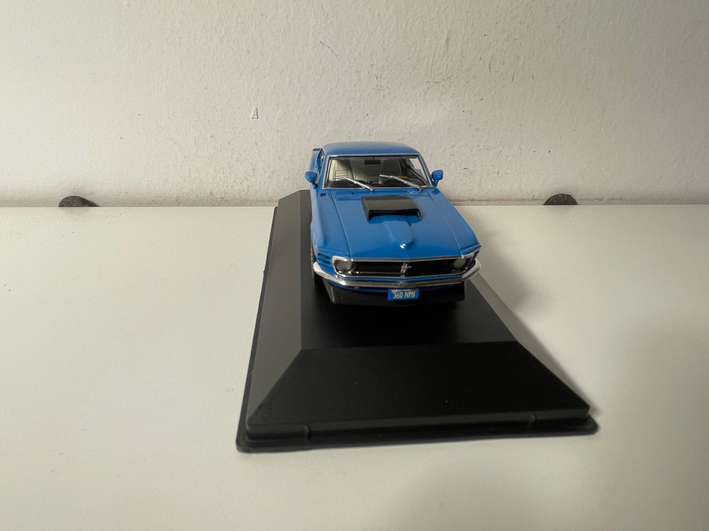 1970 Blaue Ford Mustang Boss 429 (Amerikanisches Auto)