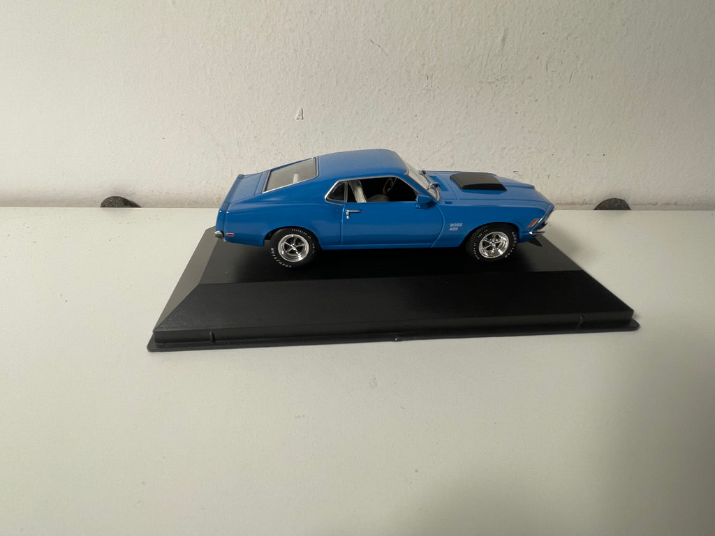 1970 Blaue Ford Mustang Boss 429 (Amerikanisches Auto)