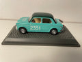 Fiat 1100 103 TV verde com o número 2351 de 1957