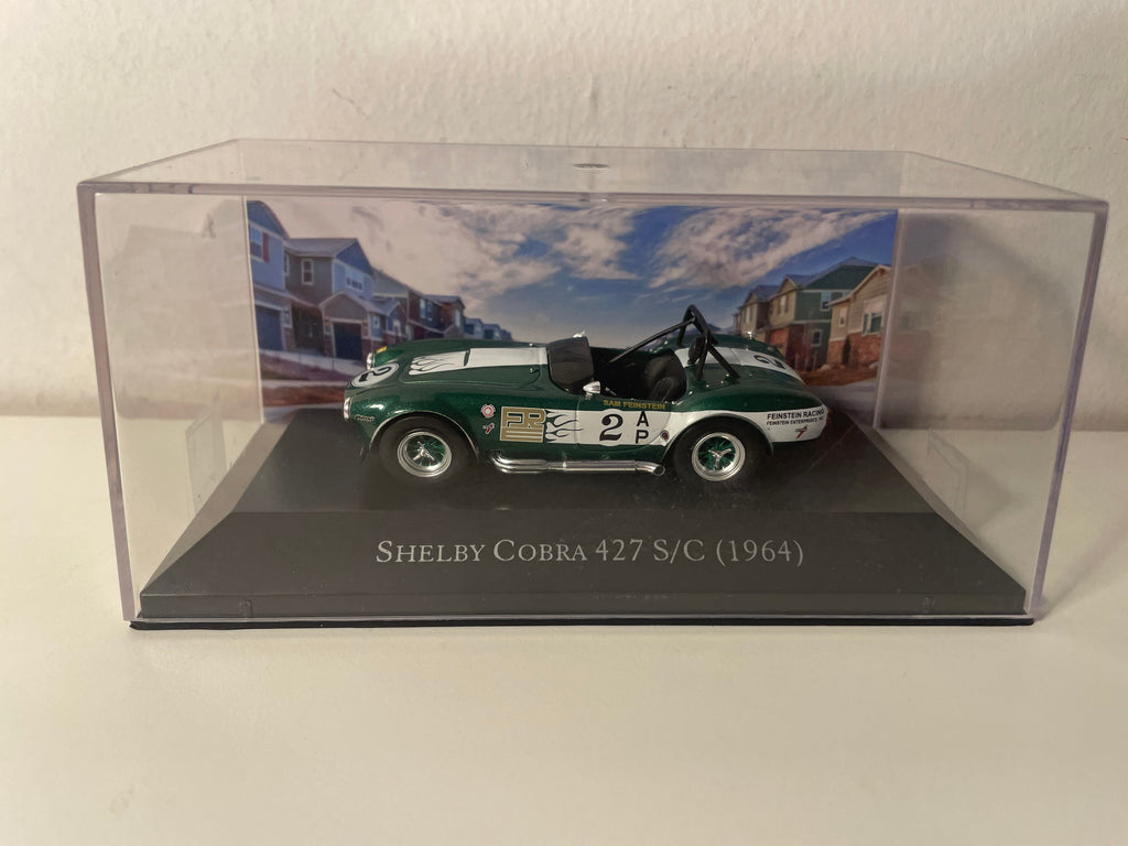 Shelby Cobra 427 S/C verde y blanca de 1964