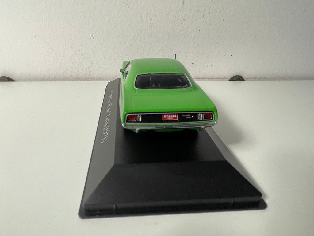 1971 Grünes und Schwarzes Plymouth Hemi Cuda