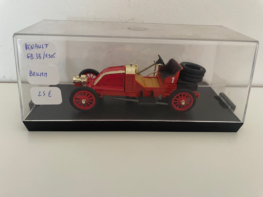 Renault GB 3B czerwony, z numerem 1 - BRUMM