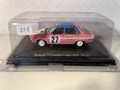 Renault 12 Gordini rose, blo, gréng a wäiss Nummer 27 - Coupe 1972