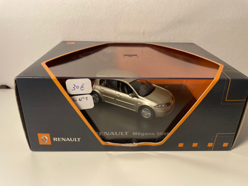 Renault Mégane berlina color marrón (pimienta) de 2006 - ELIGOR - estuche caja rectangular (caja N°1)
