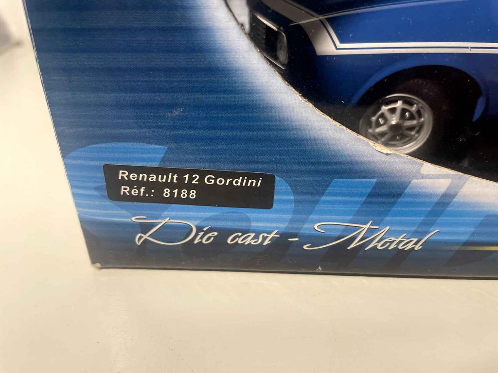 Renault 12 Gordini blo SOLIDO Referenz 8188 (Moossstaf 1:18)