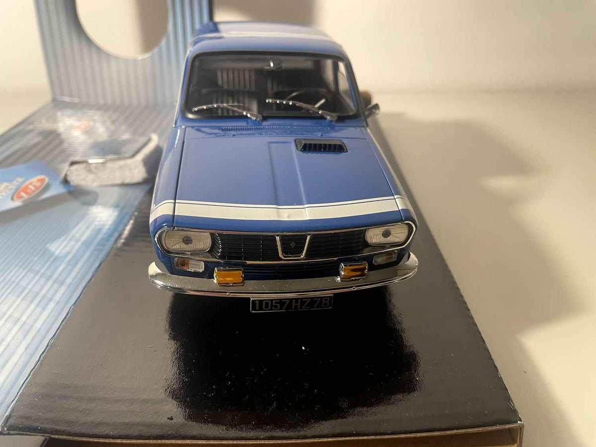 Renault 12 Gordini blo SOLIDO Referenz 8188 (Moossstaf 1:18)