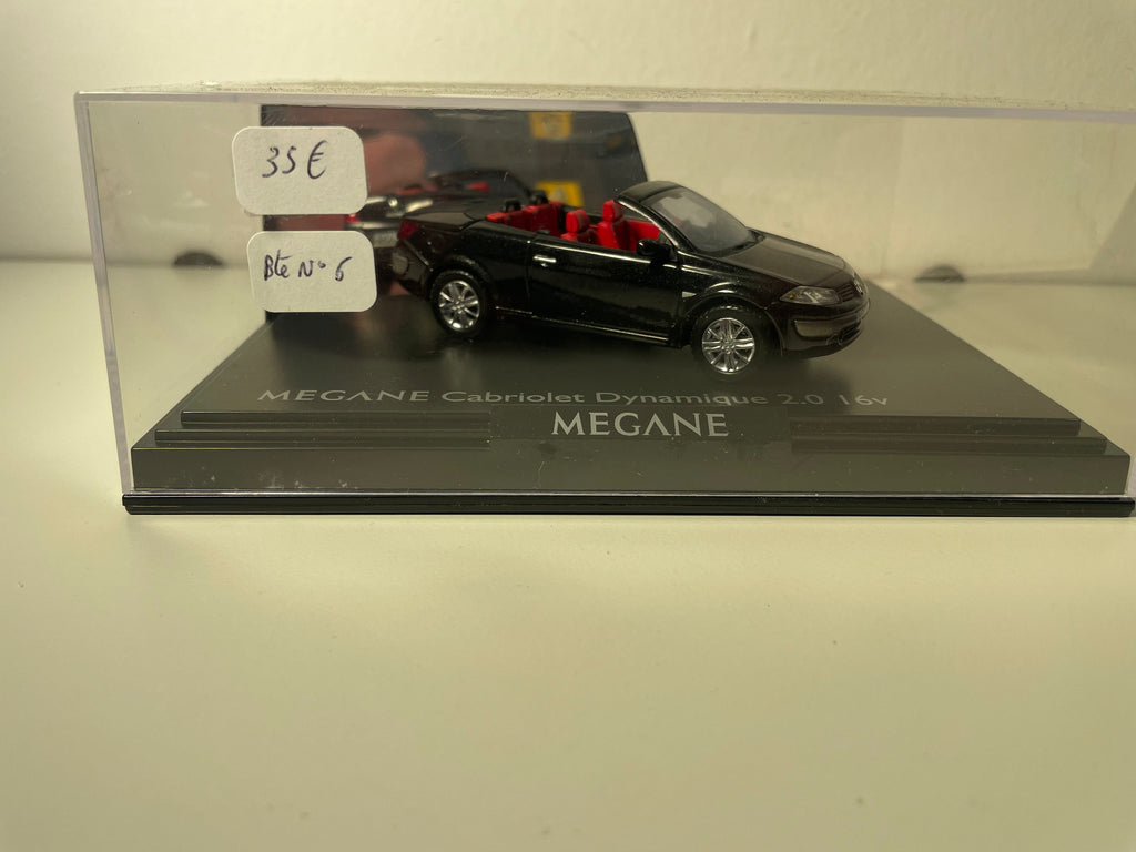 Renault Mégane cabriolet Dynamique 2.0 16v nero (nero perlato) - NOREV - scatola rettangolare (scatola n°6)