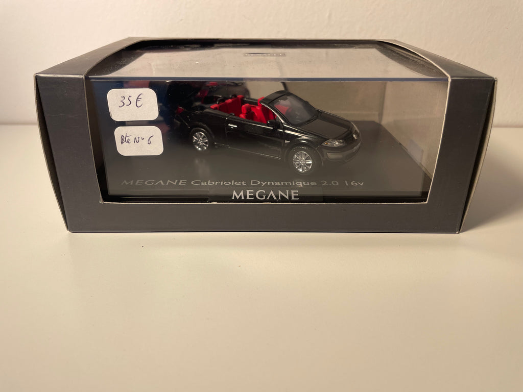 Renault Mégane cabriolet Dynamique 2.0 16v nero (nero perlato) - NOREV - scatola rettangolare (scatola n°6)