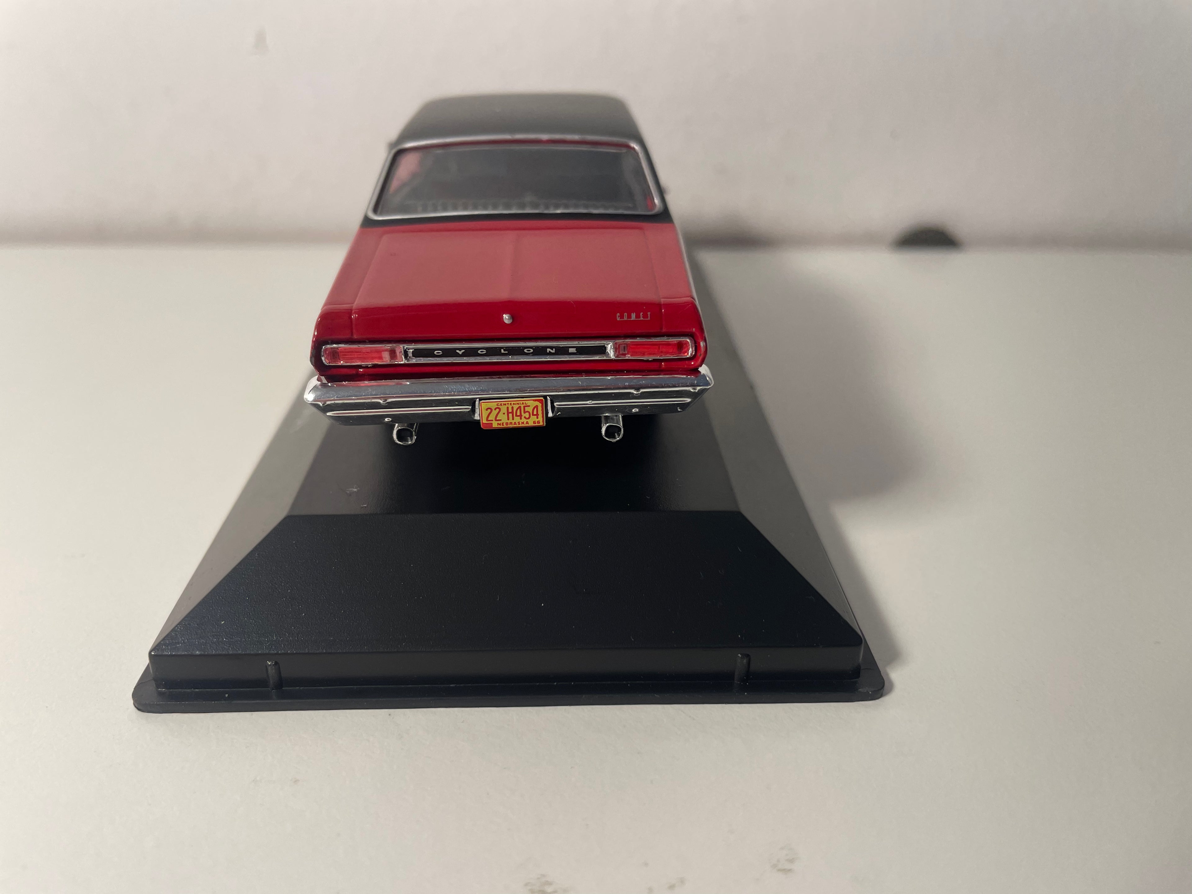 1966 Mercury Cyclone Red with Black Roof (American Car)