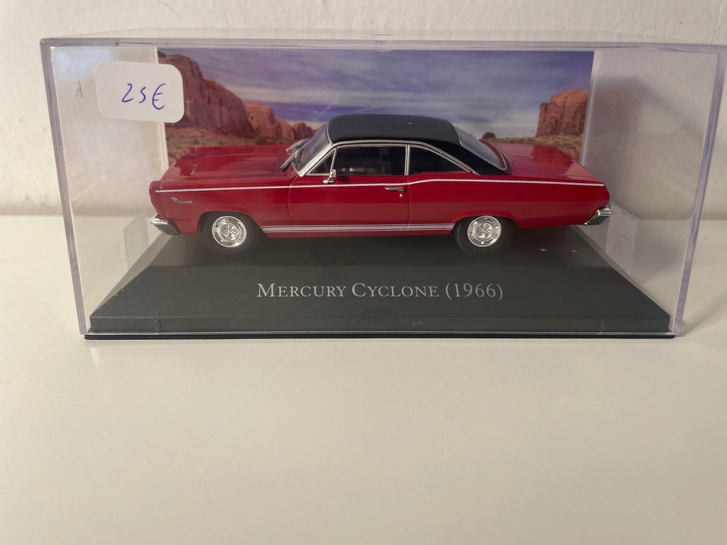 1966 Mercury Cyclone Red with Black Roof (American Car)