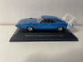 1969 Blue and White Dodge Charger Daytona (American Car)