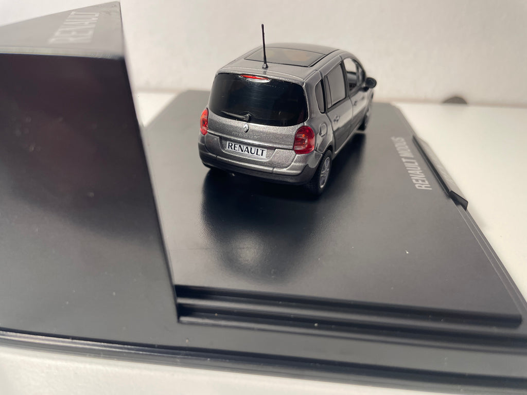 Renault Modus cinza (cinza Cassiopée) - NOREV - conjunto de caixa retangular (caixa n.º 11)